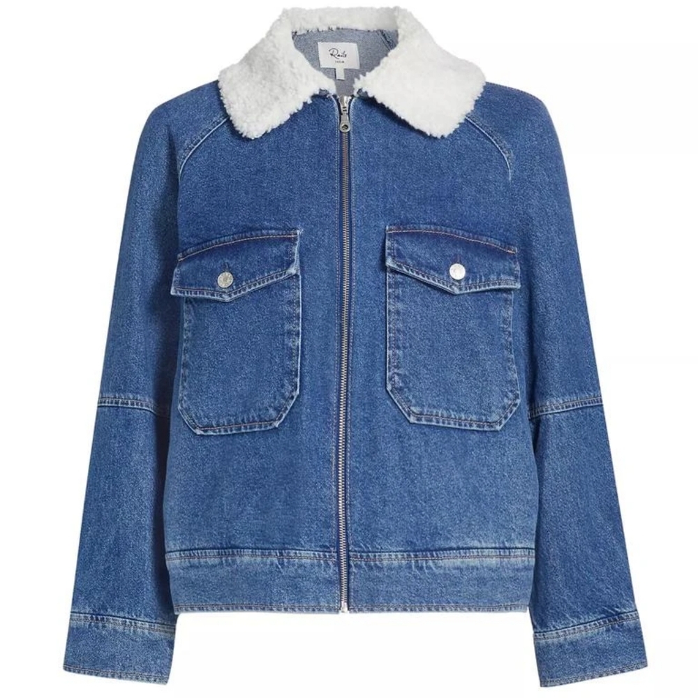 Rails Cheyenne Zip-Up Denim Jacket Size XS